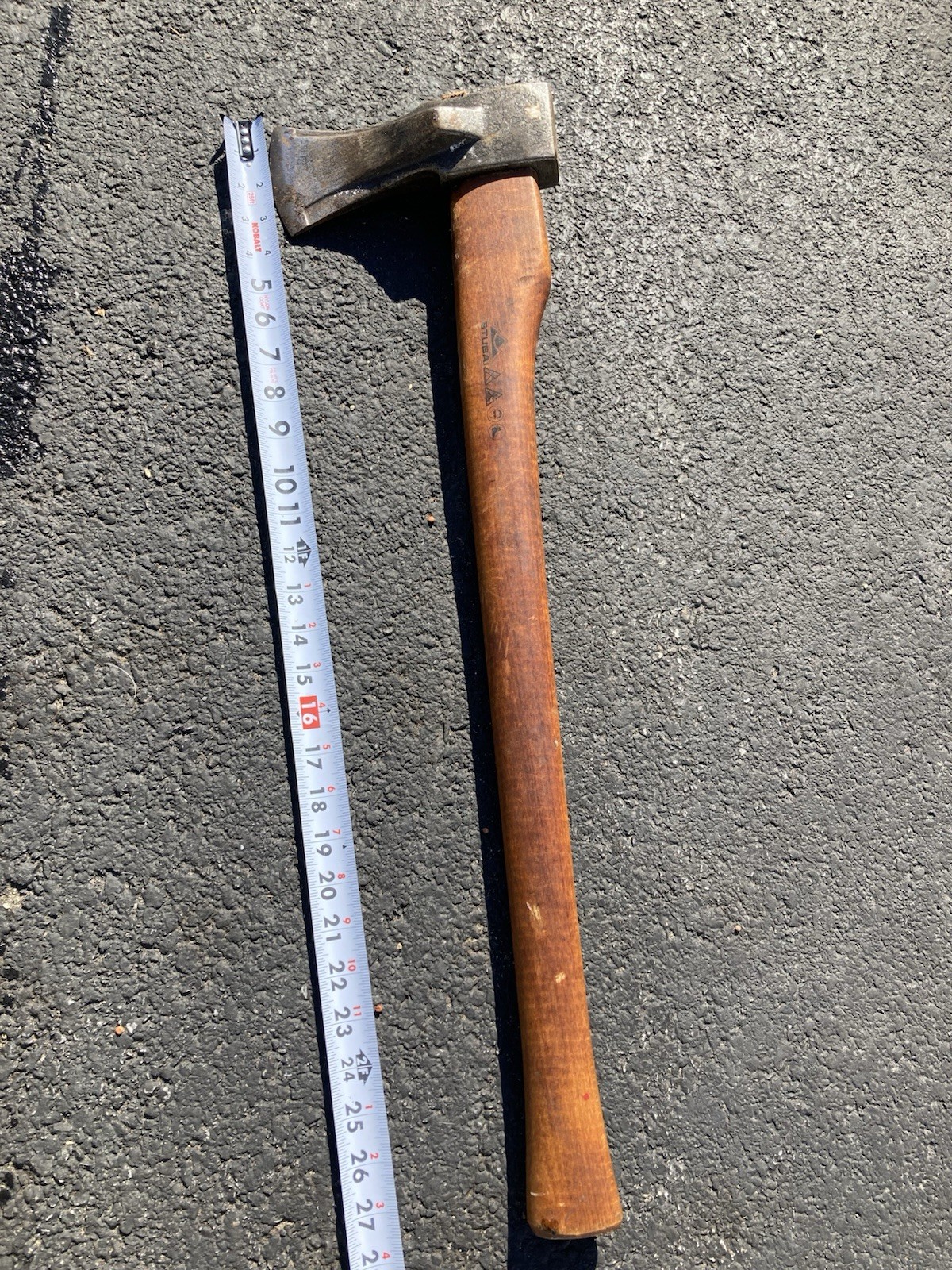 Stubai Axe Hatchet Wood Handle Collectible Tool