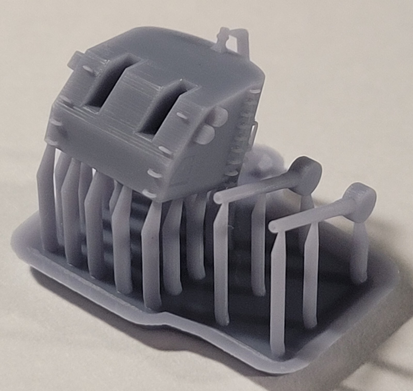 1/350 3D printed 5in Replacement Guns 8pc set for Very Fire Atlanta model kit