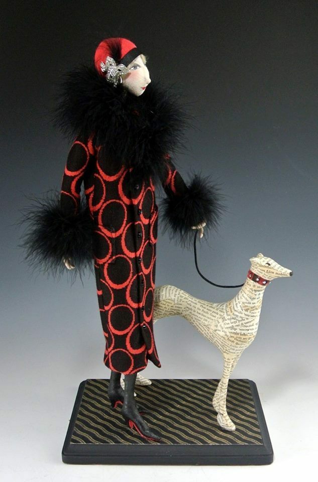 Cloth Art Doll Pattern Class Tutorial “Lillian and Max” by Cindee Moyer