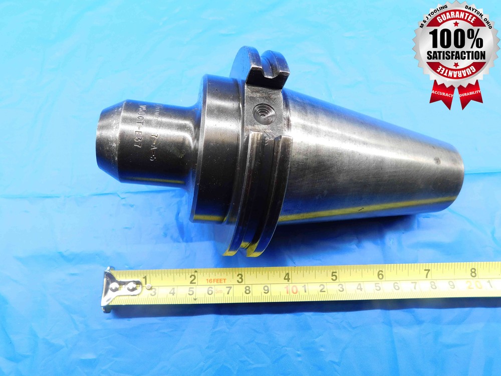 CAT40 VALENITE 3/8 I.D. SOLID END MILL TOOL HOLDER .375 3" PROJECTION V50CT-E37