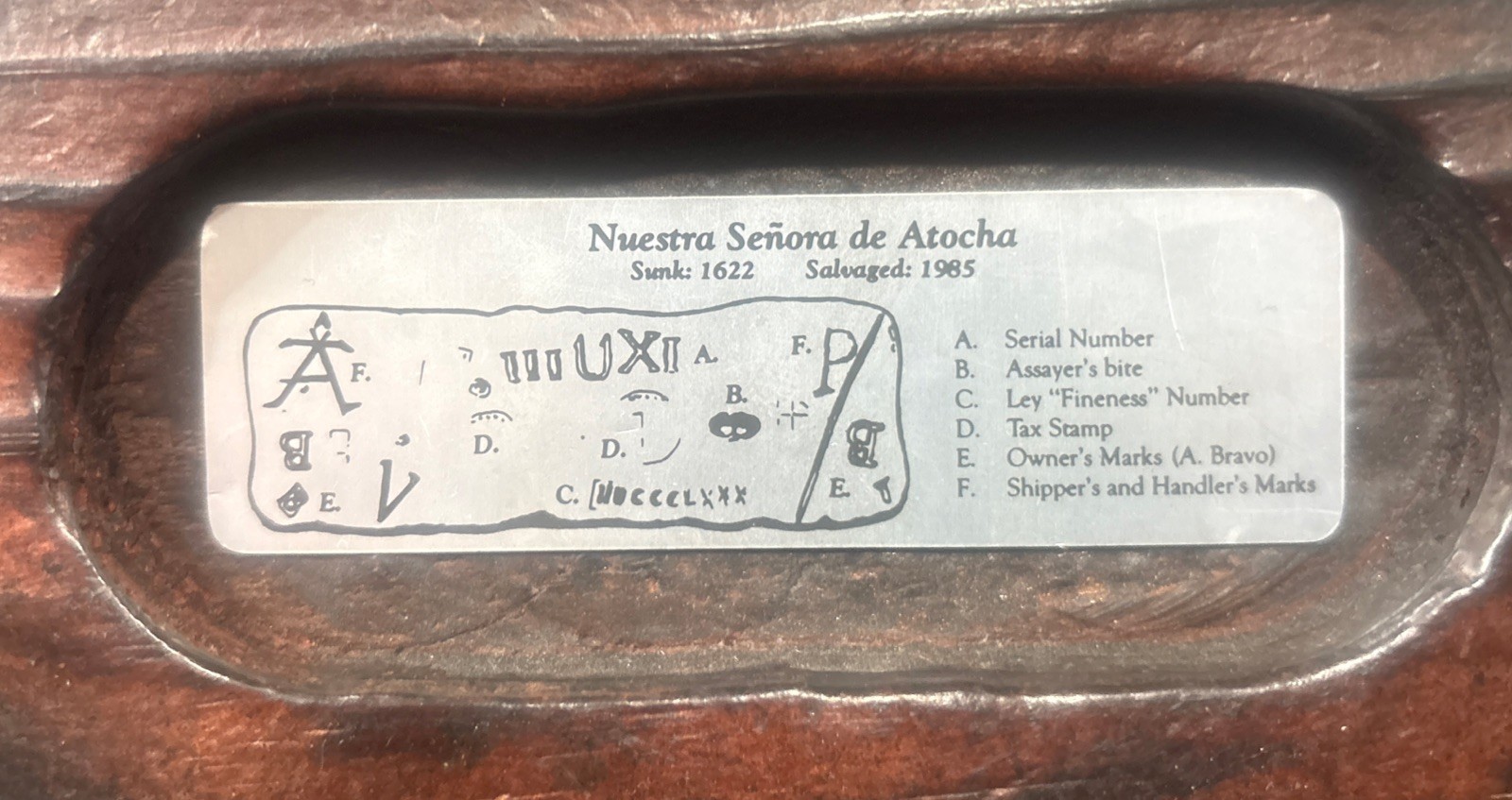 Silver Ingot From Nuestra Senora De Atocha