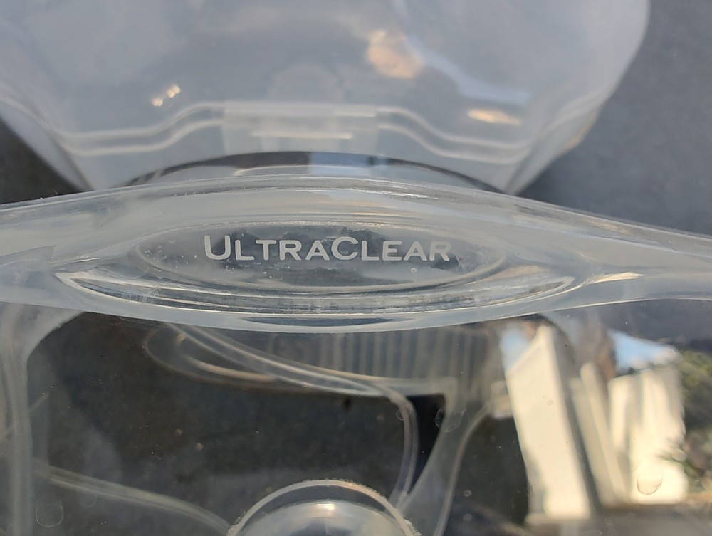 Atomic Aquatics Ultraclear Frameless Mask Medium Clear