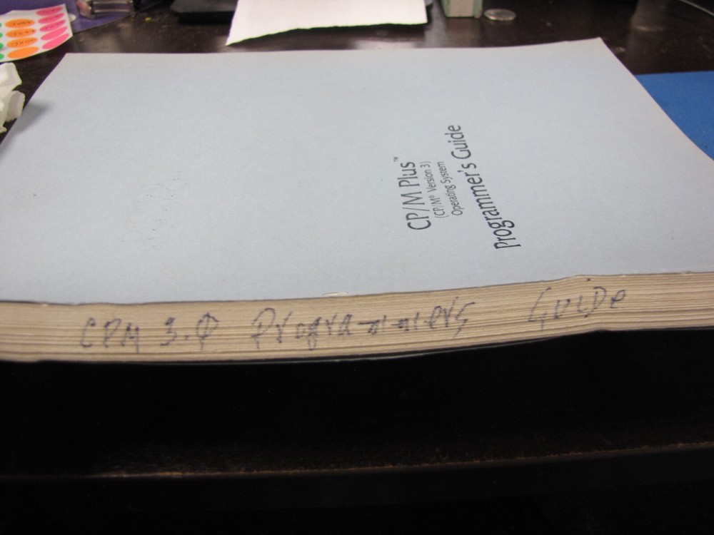 Vintage CP/M Plus Version 3 OS Programmers Guide - JX42