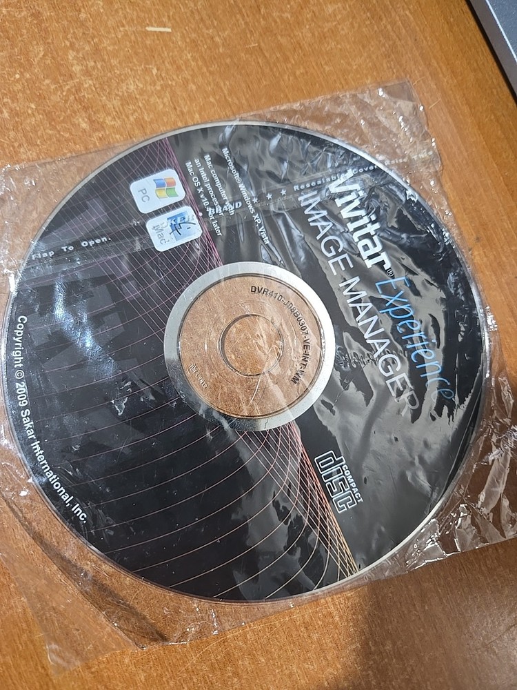 Vivitar Experience Image Manager software media CD Rom disk