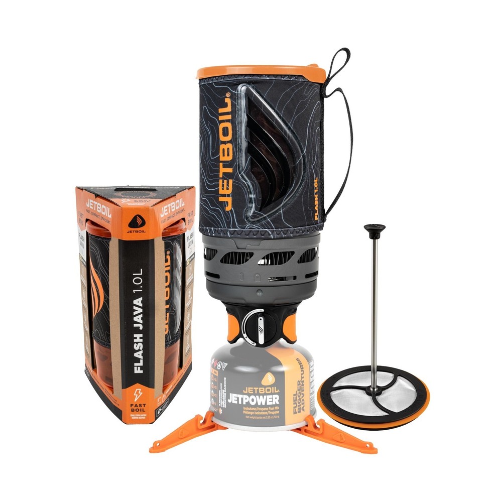 Jetboil Flash Java Portable Fast Boil Stove and Coffee Press for Camping and ...