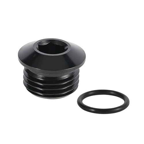 6AN MalePCS Hex Head Socket ORB Port Plug with O Ring AN6 2