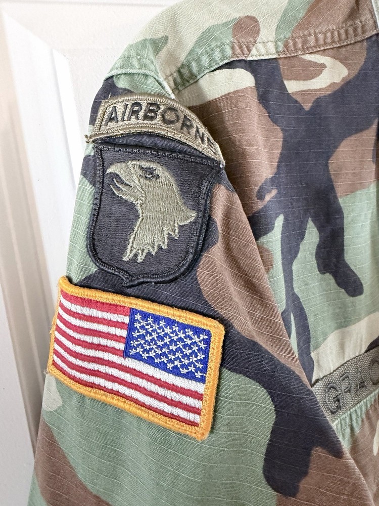 Authentic U.S. Army Woodland Camouflage BDU Jacket