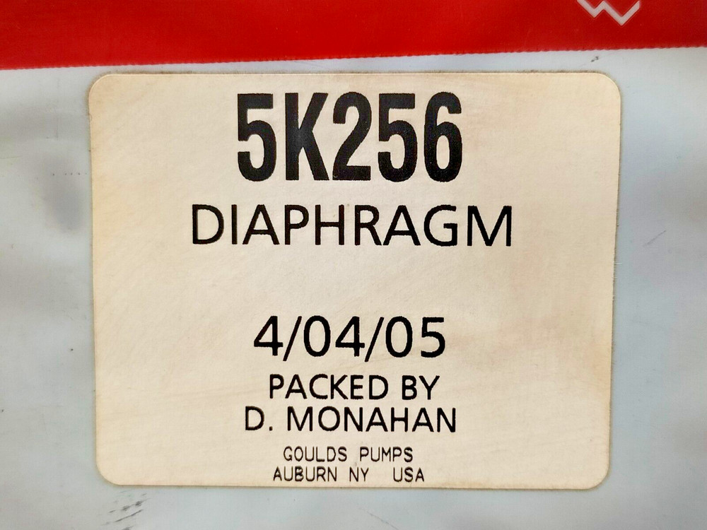 Goulds Pumps 5K256 Diaphragm