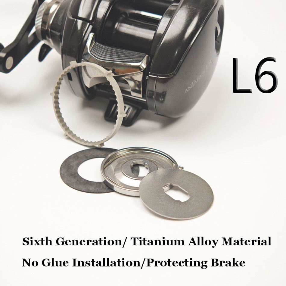 L6 Clicker Drag Kit Daiwa/Abu/Shimano Baitcasting Reels Clicker Titanium Alloy