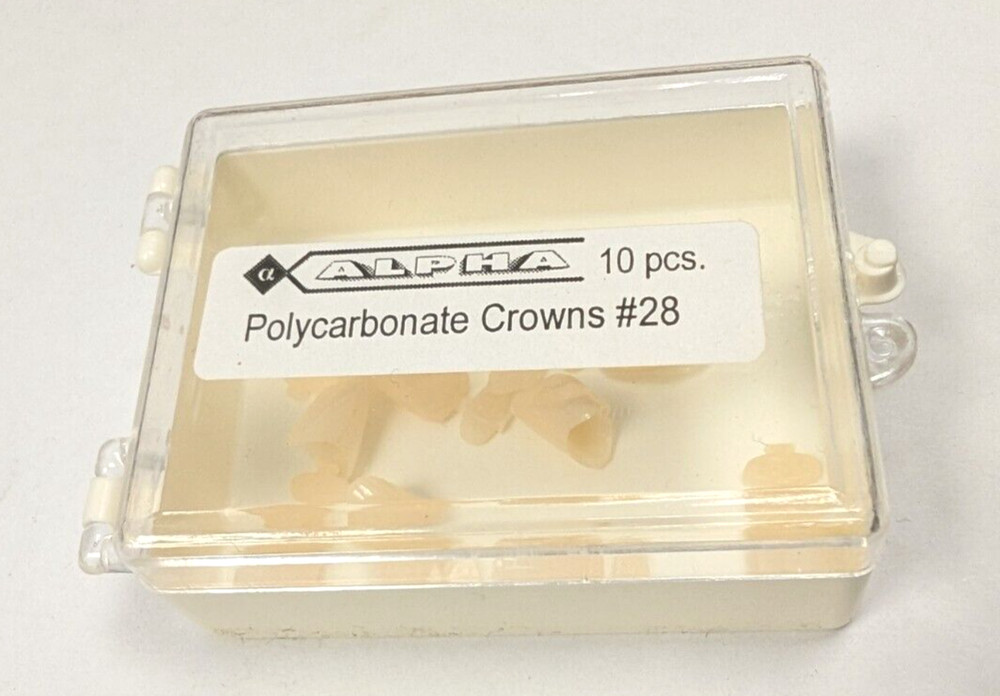 Polycarbonate Crowns 10 pcs/Pk #28