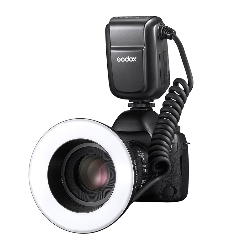 Godox MF-R76 Macro LED Ring Flash Light Close Up Speedlite for Canon Nikon Sony