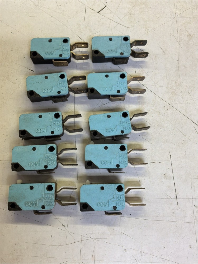 MICRO SWITCH  LIGHT BLUE SET OF 10 PCS