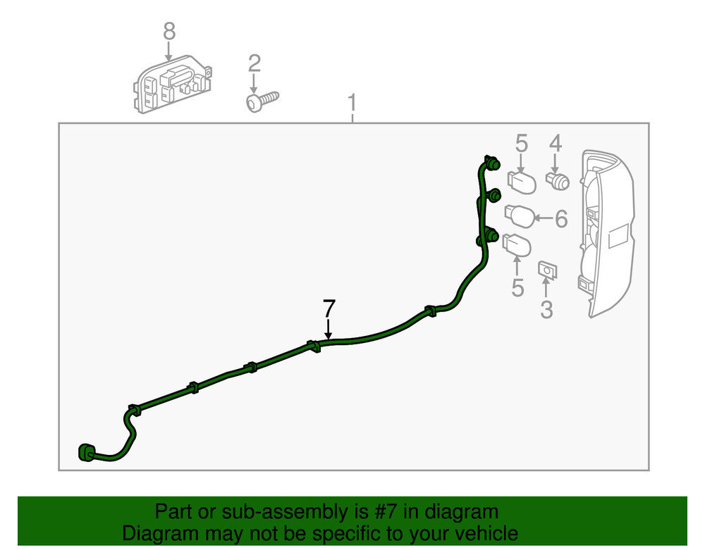 Genuine GM Socket & Wire 84233594