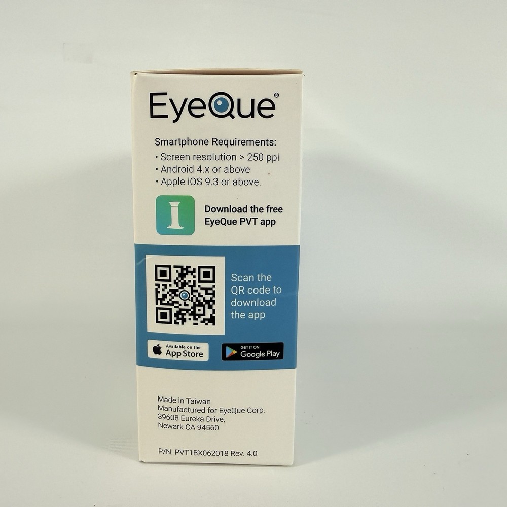 EyeQue Personal Vision Tracker Ophthalmic Refractometer Home Test Kit SEALED NEW