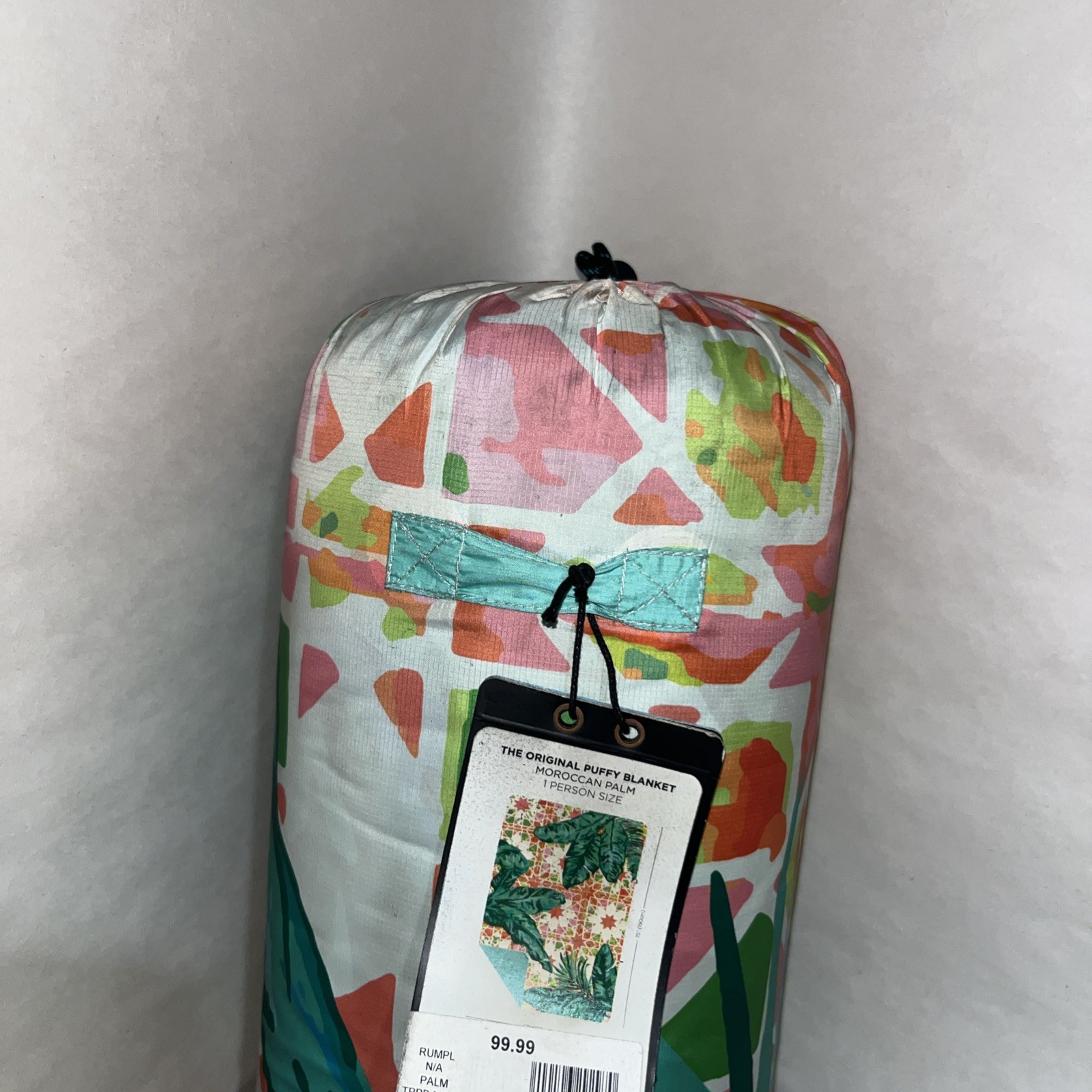 Rumpl Original Puffy Blanket Moroccan Palm With Defects