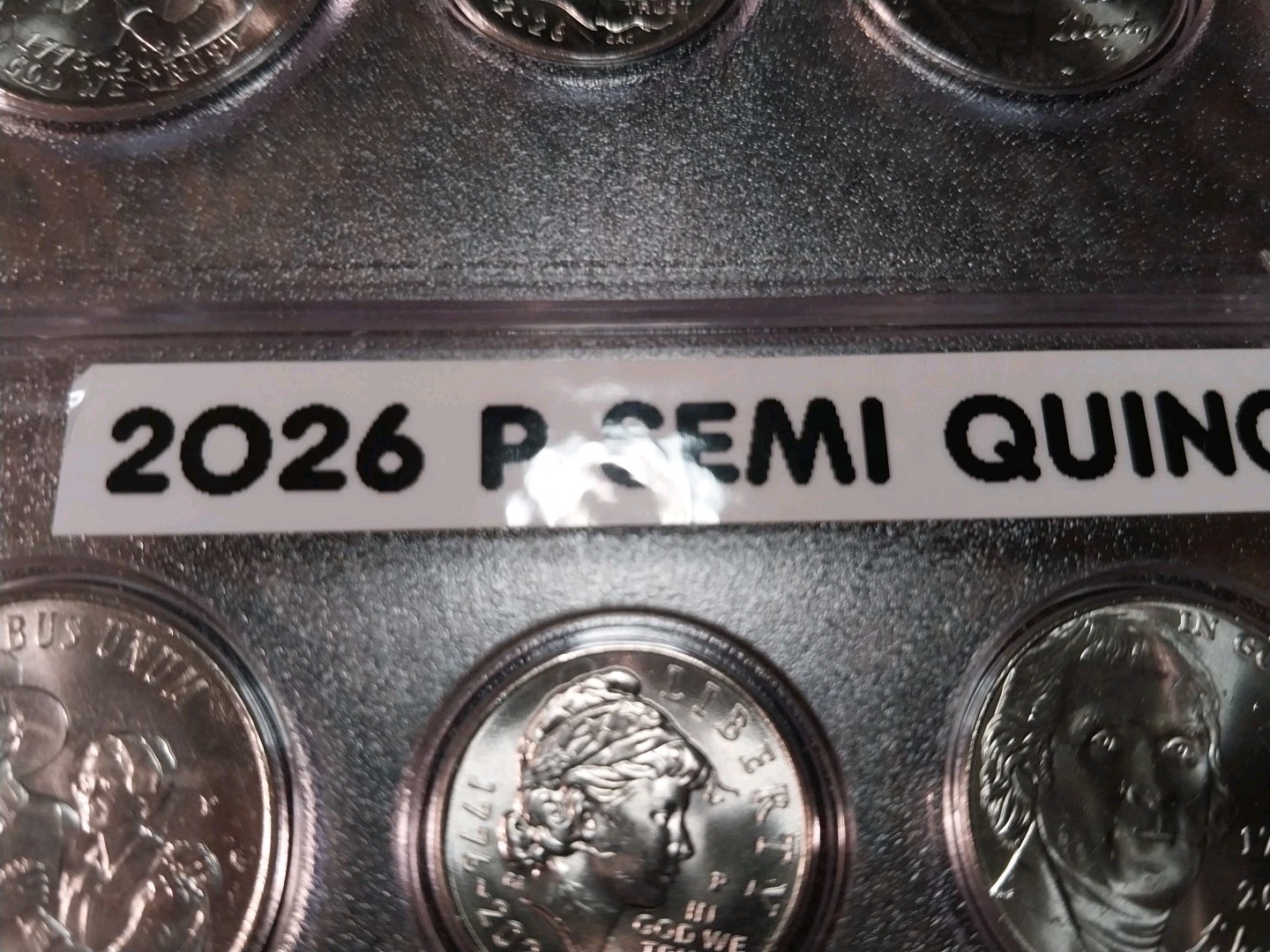 SEMI QUINCENTENIAL P/D 2026 WITH 2025 CENT AND A SET OF 2025 P/D IN HOLDERS