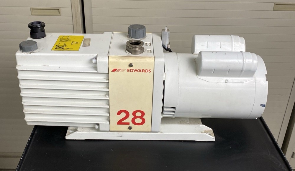 Edwards 28 E2M28 Rotary Vane Vacuum Pump Drained Oil