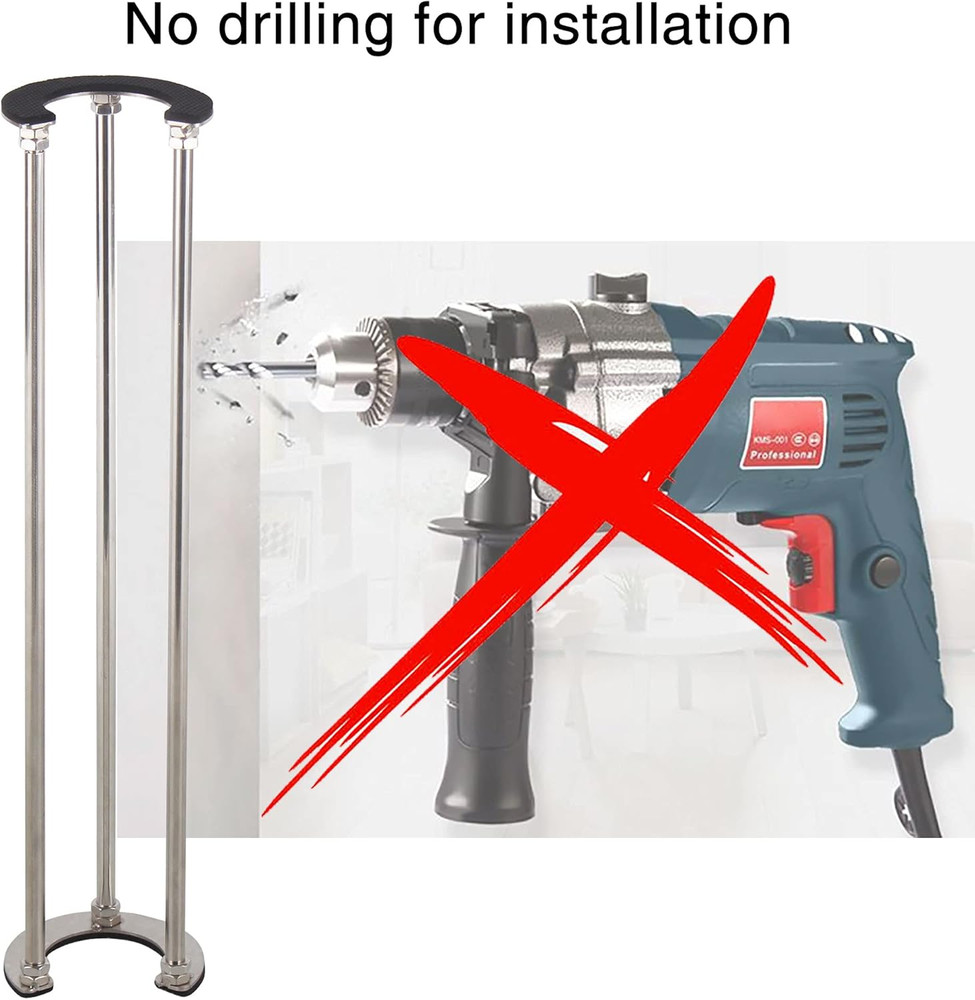 Adjustable Undermount Sink Brackets for Wall Mount Sinks - BT-3 System