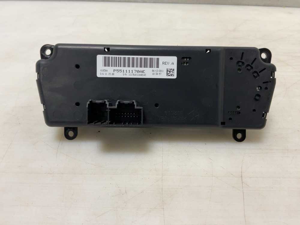 Used A/C Selector Switch fits: 2012 Jeep Wrangler w/automatic temperature contro