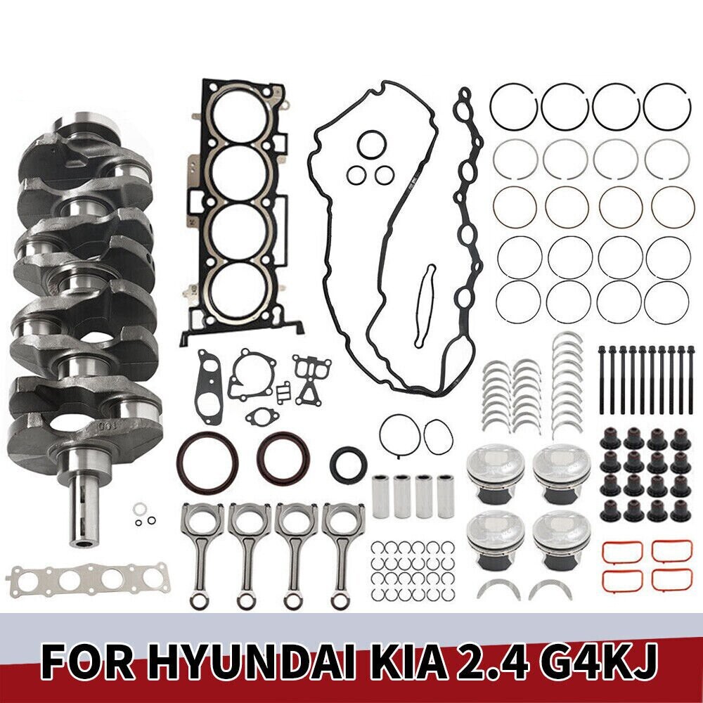 For Hyundai Sonata Kia Optima 2.4L Engine Crankshaft Connecting Rod Piston Kit