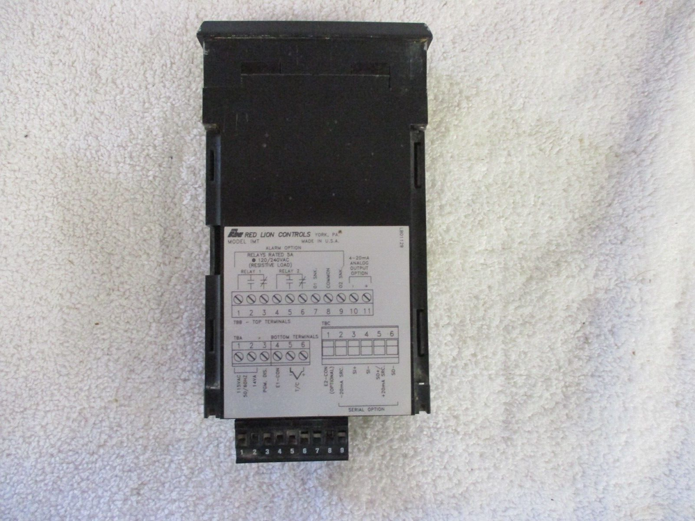 Red Lion Controls Totalizer Thermocouple Meter IMT00002