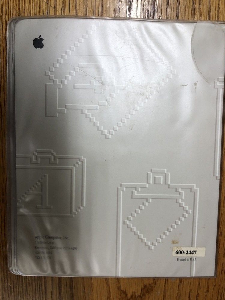 Macintosh Compact Discs Holder and random Discs / Macintosh Computer Software