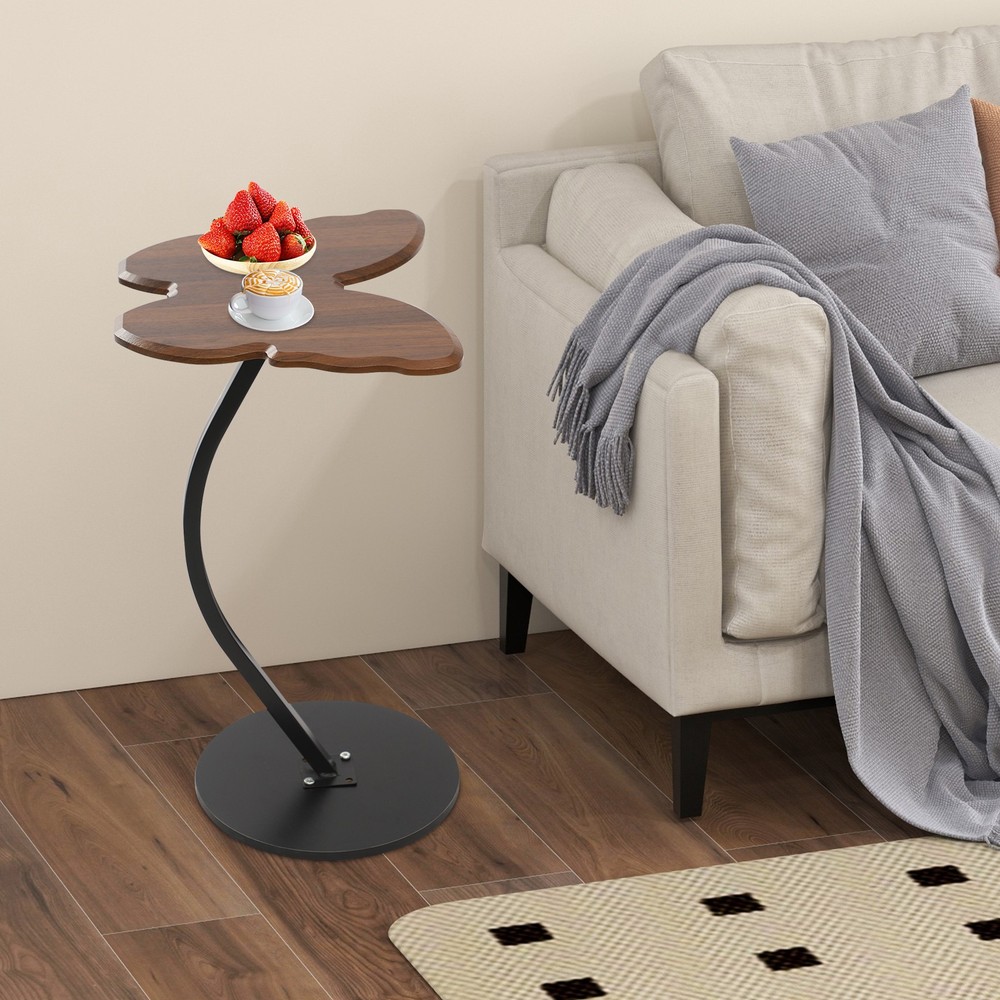 22.83 in Tall End Table Sofa Side Table Multi-purpose Small Space Table