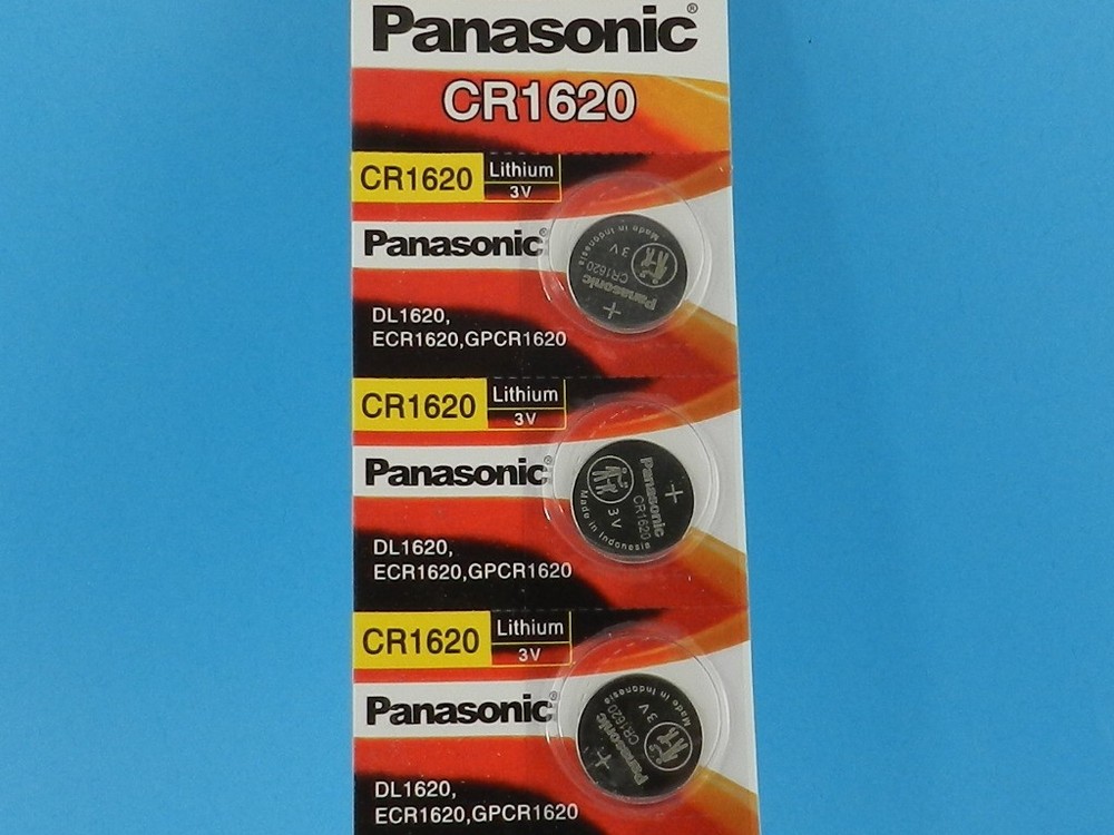 PANASONIC CR1620 LITHIUM 3V BATTERY 3Pcs