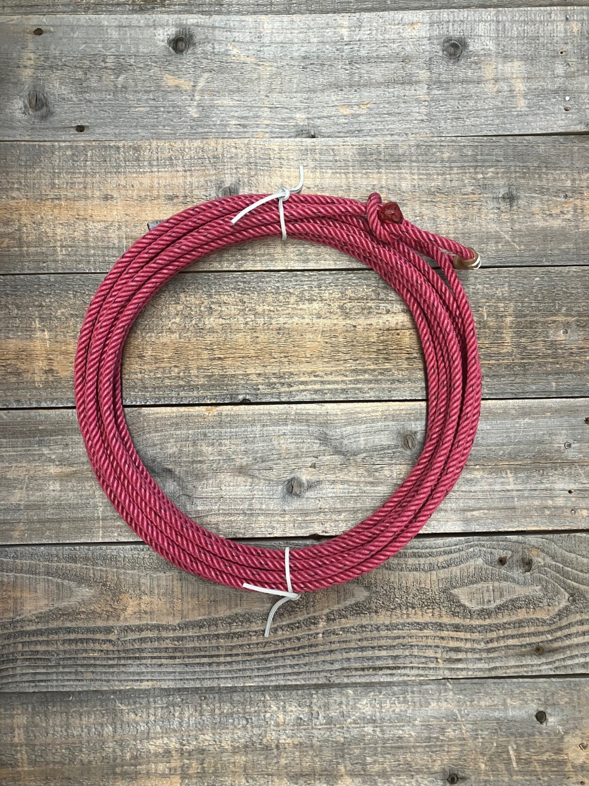 SYNCO CHAOS, 9.5mm x 50' (15.24m), RASPBERRY, 4 Strand Ranch Poly Rope