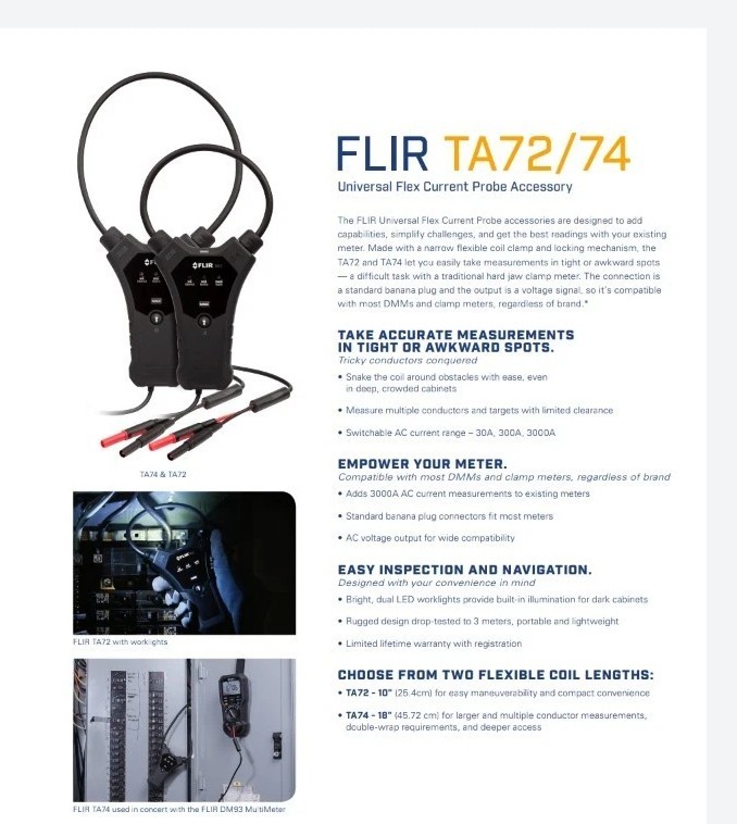 FLIR TA72 Flex Current Probe Accessory