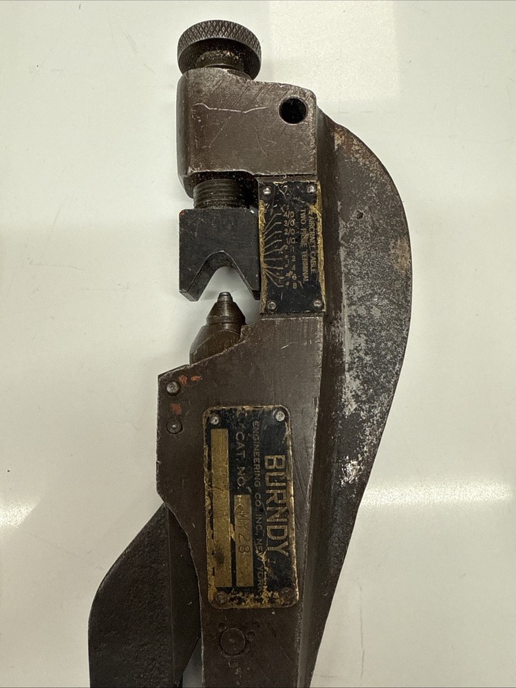 Burndy MY28 Aircraft Cable Crimp Tool