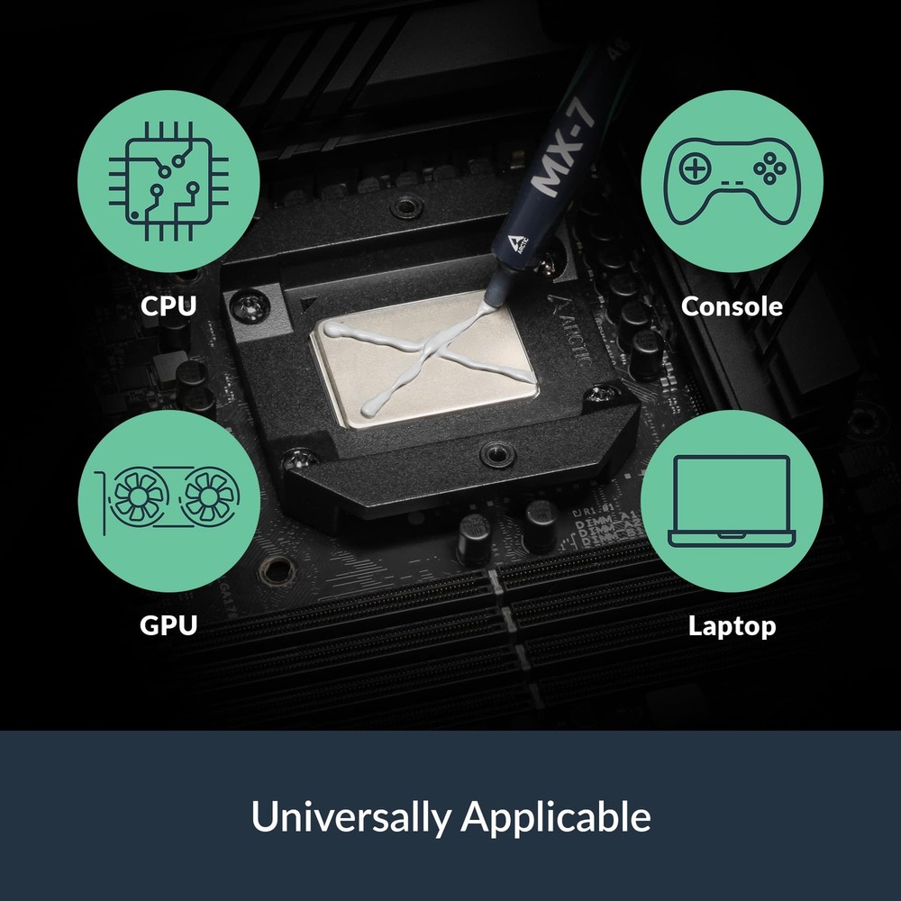 ARCTIC MX-7 (4 g) - Ultimate Performance Thermal Paste for CPUs, Consoles, Graph