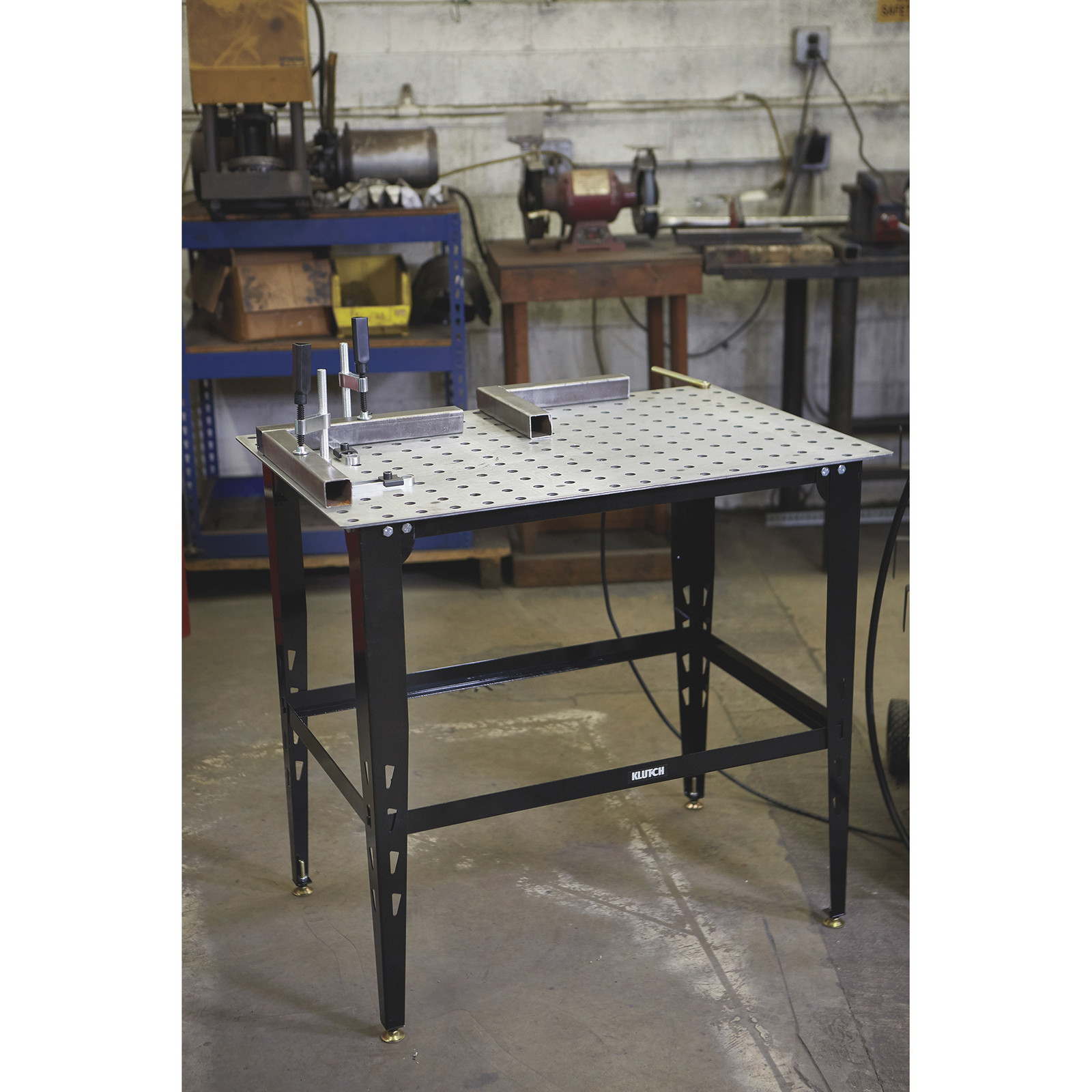 Klutch Steel Welding Table with Tool Kit, 36in.L x 24in.W x 33-1/4in.H