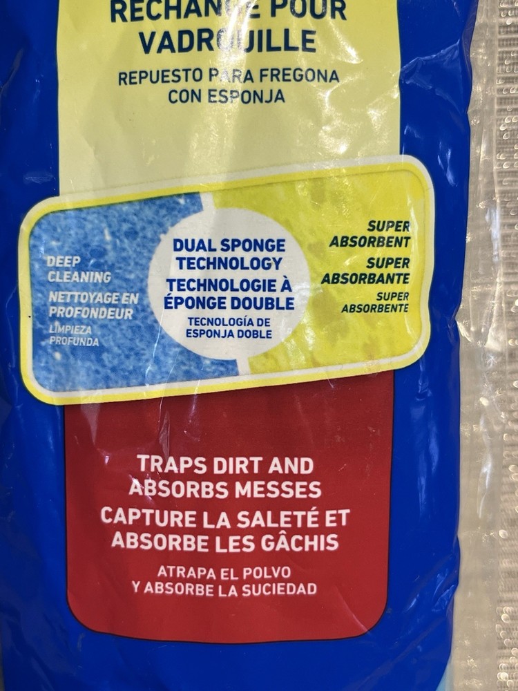 Quickie Sponge Mop Refill Type S Fits Mop 454 Clean Squeeze NEW