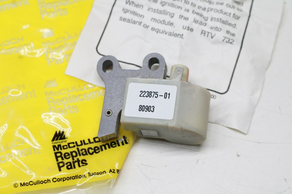Genuine OEM McCulloch Chainsaw Electronic Ignition Coil Module 223876-00 Pro Mac