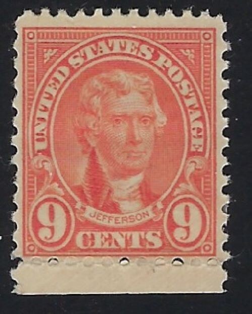 Scott  641 - 9 c - Jefferson - perf. 11x10 1/2 - MNH - Inv#ST113