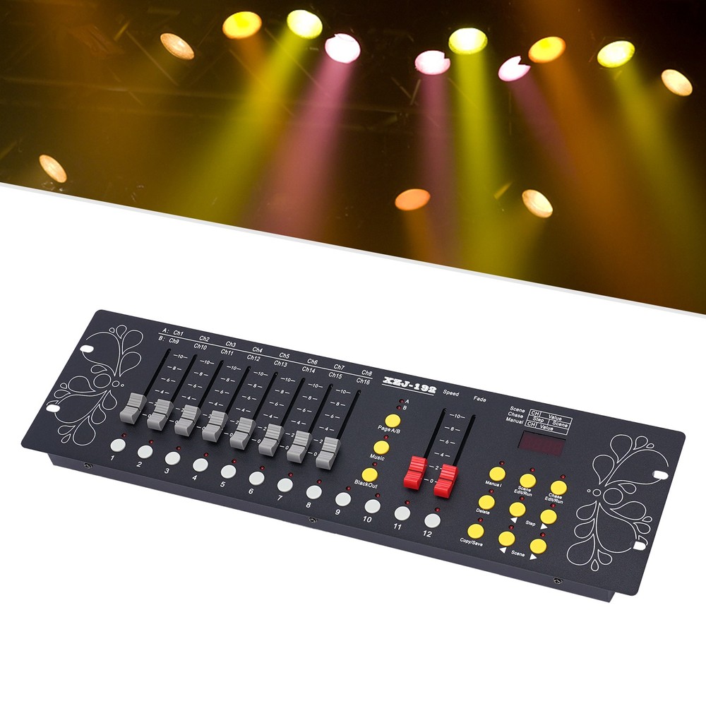192 Channels Operator Console Controller For Stage Lighting DJ Party DJ DMX 512