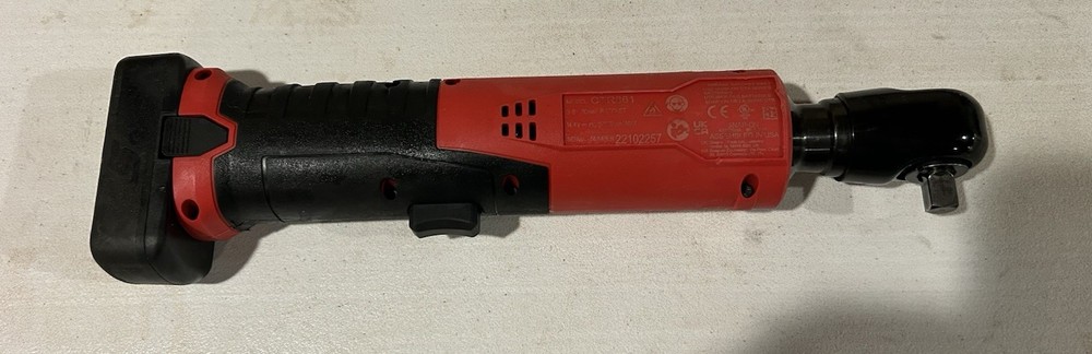 Snap-on Tools CTR861 RED 14.4v Brushless 3/8" Dr. Cordless Ratchet & Battery