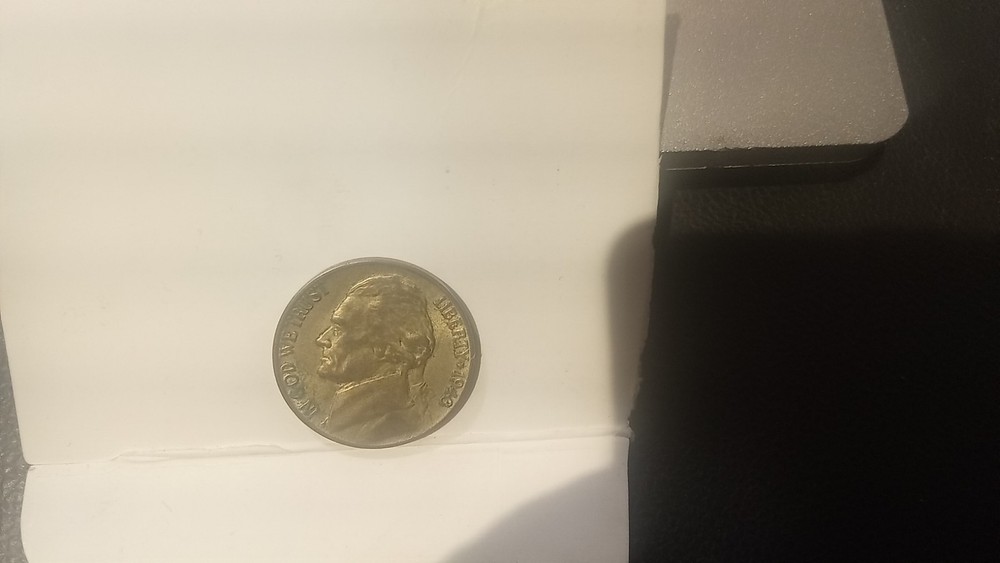 1943 P JEFERSON NICKEL DOUBLED DIE ERROR Coin