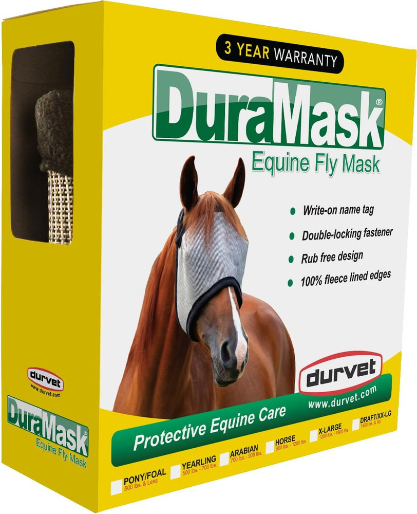 Duramask Equine Fly Mask, Yearling