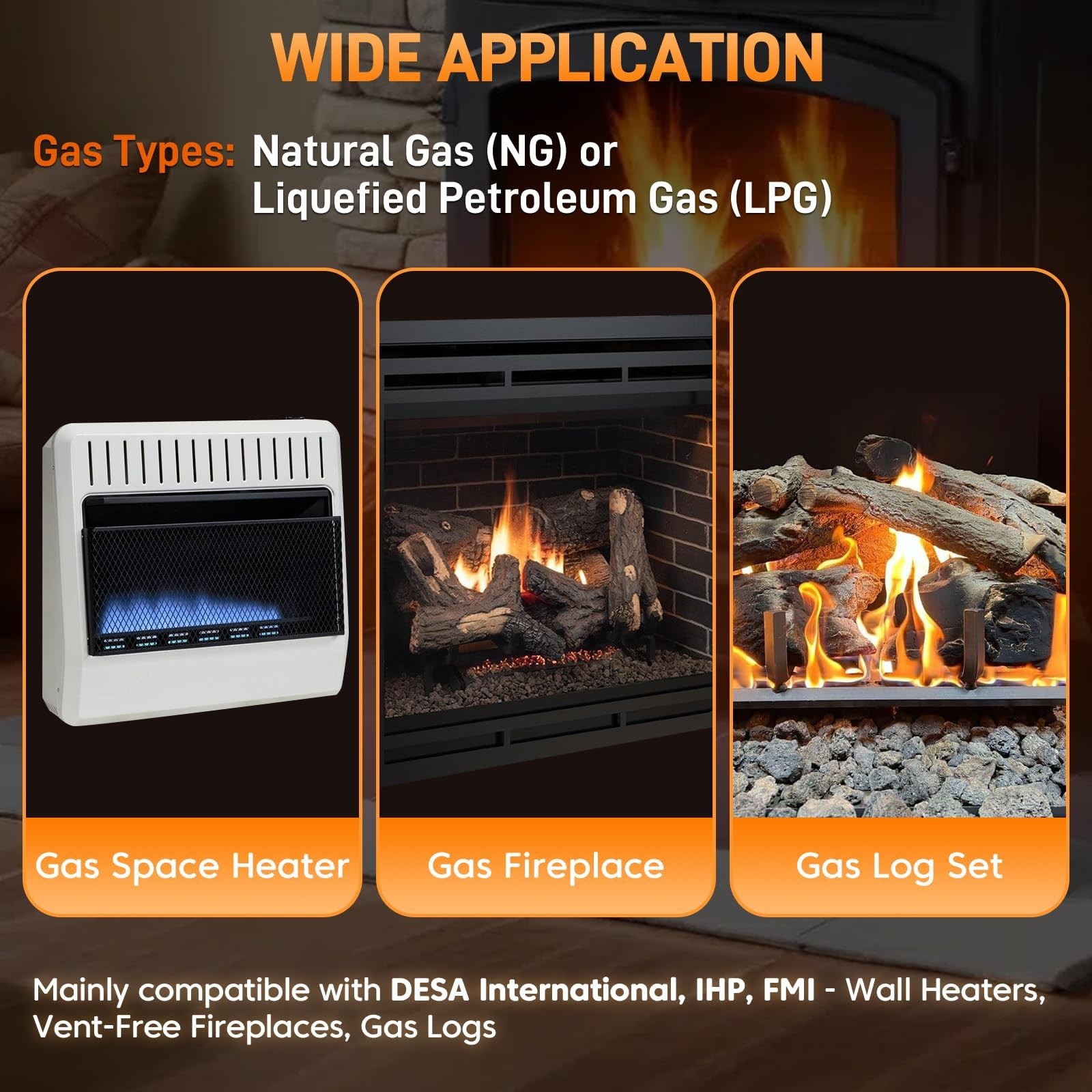 098237-08 SIT 630 Eurosit Gas Control Valve Kit for Desa Gas Log Fireplace