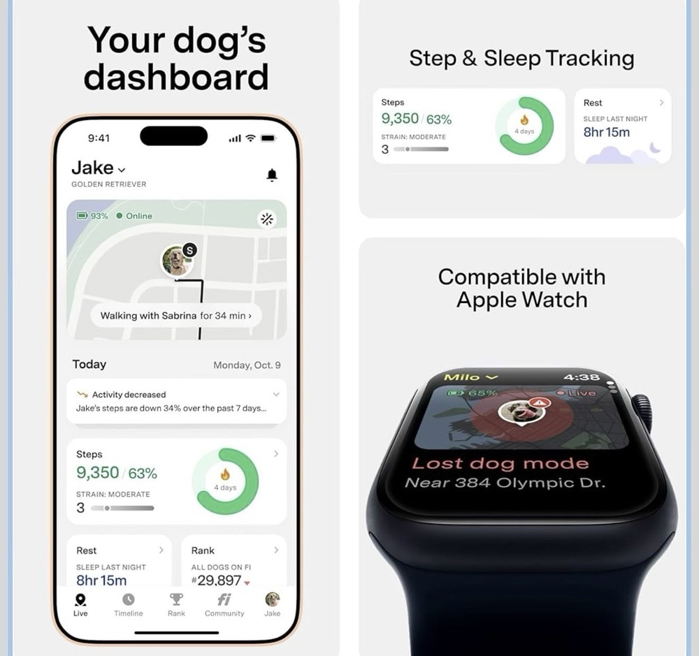 Fi Series 3+ GPS Smart Tracker