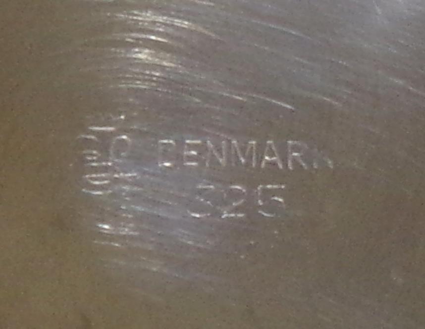 Danish Mid Century Modern Silverplate Bowl Pierced