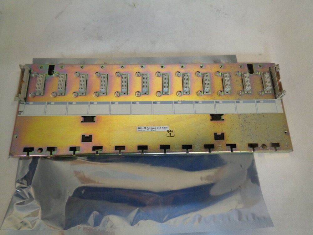 PHILIPS BBP102 PROGRAMMABLE CONTROLLER BASE 12-SLOT LINE RACK