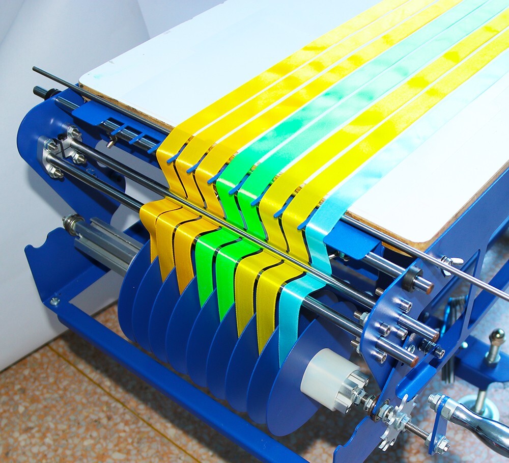 Micro-adjust 3 Color Screen Printing Machine Ribbon Press Printer w/ Flash Dryer
