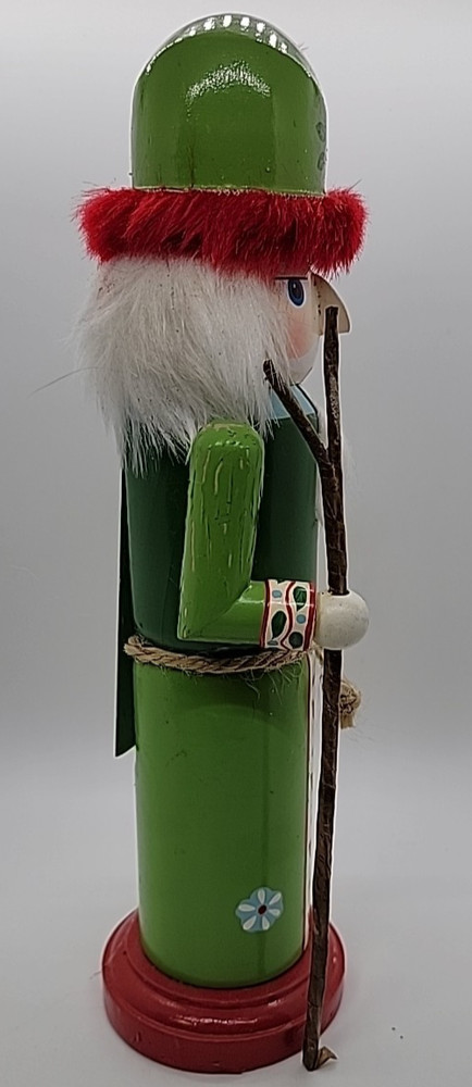 Santa Nut Cracker Green