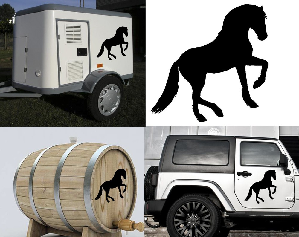 Horse Vinyl Cut Sticker V11
