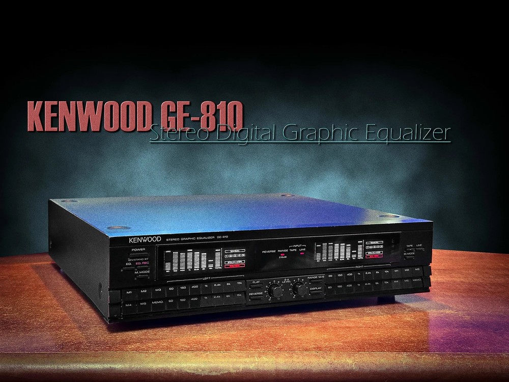 KENWOOD GE-810 🌈RaRe🌈 Stereo Digital Equalizer