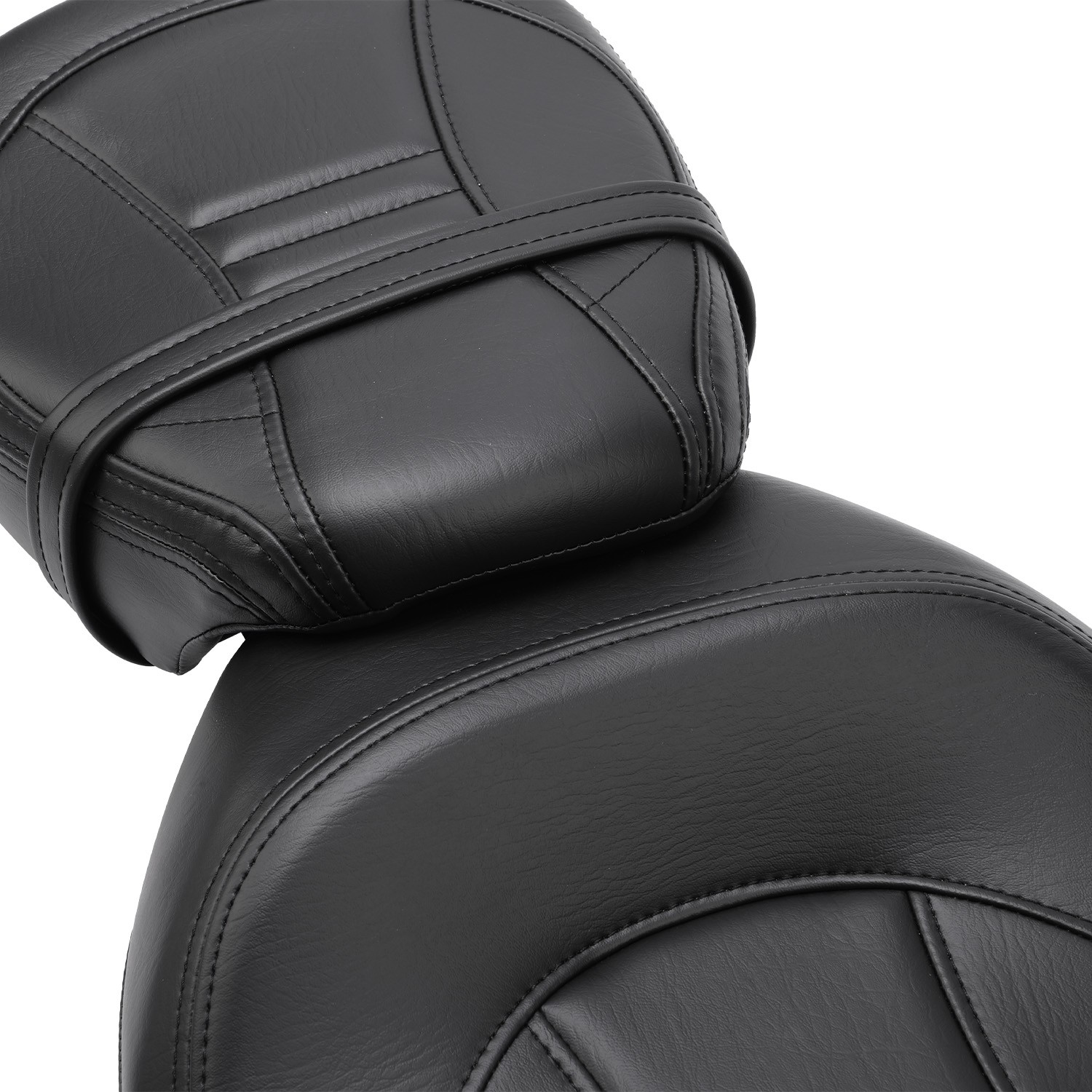 Low-Profile Seat Rider Passenger Two-Up Seat for Harley Touring Electra Glide US
