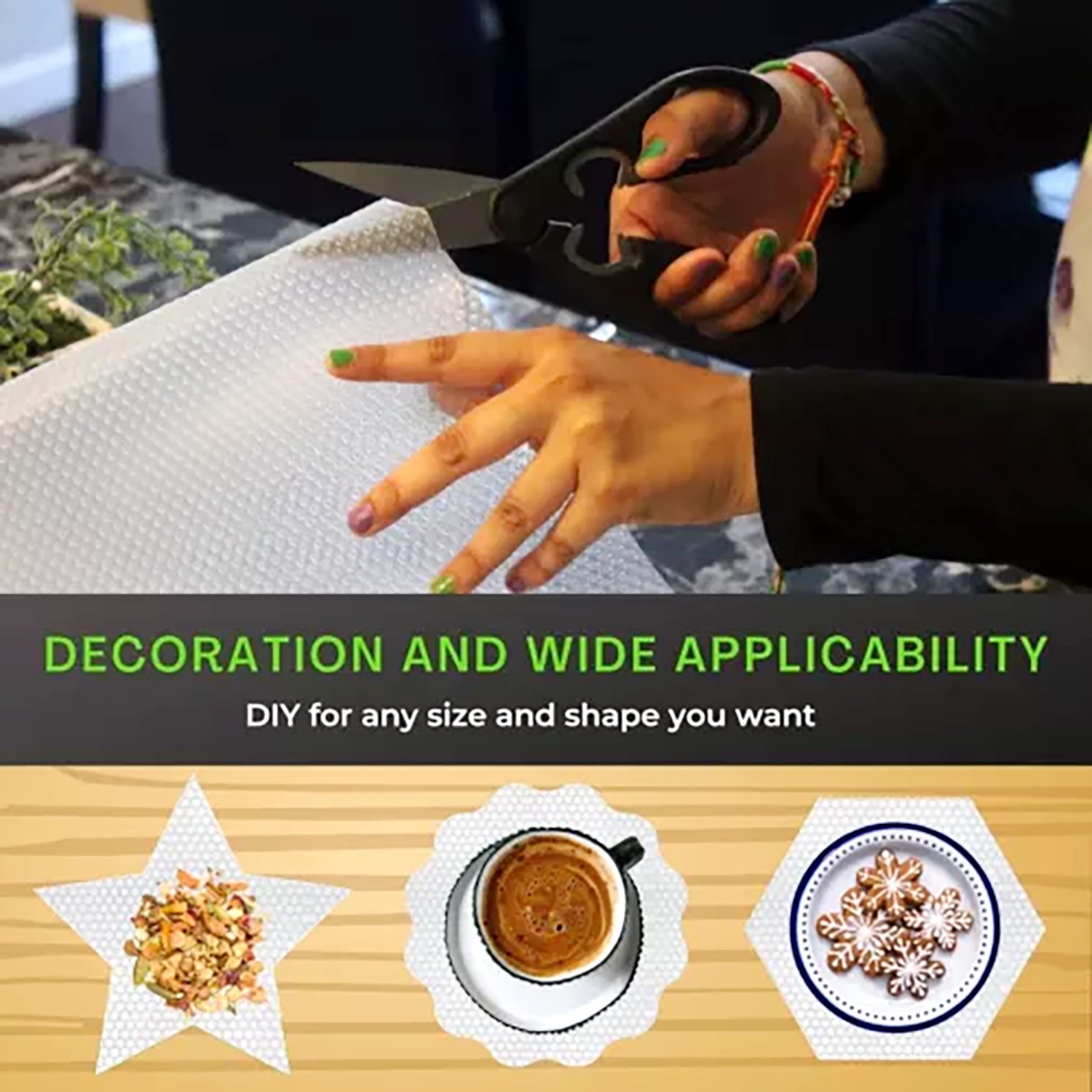 Cabinet Liners Non Slip Waterproof Clear Kitchen Drawer Shelf Liner 20 Feet Long